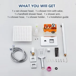 Regendouchesysteem met handdouche