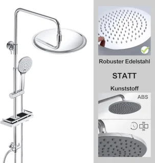Regendouchesysteem Ø25 cm