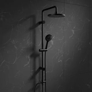 Regendouchesysteem RVS 92 cm met ronde douchekop Ø20 cm