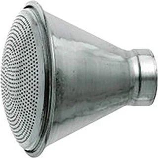 Regenkop douche conische sproeier zilver