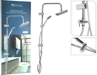 Relaxwonen Regendouche set Chrome