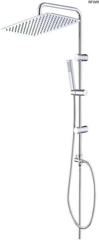 RFWR Regendouche Doucheset 35x25cm Roestvrij Staal