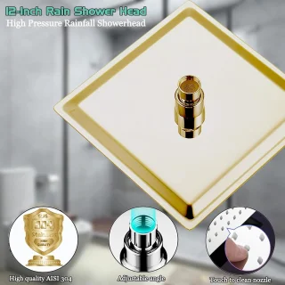 RFWR® Regendouchekop 12 inch RVS