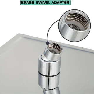RFWR® Regendouchekop 12 inch Vierkant