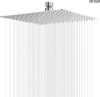 RFWR® Regendouchekop 12 inch Vierkant