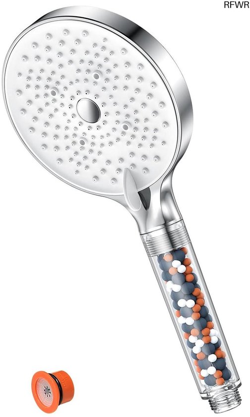 RFWR® Waterbesparende Douchekop 6 Straalsoorten
