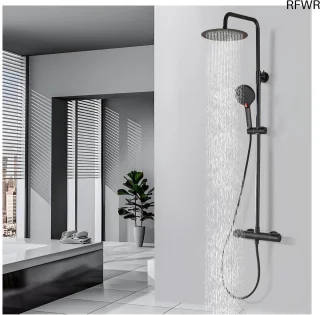 RFWR® Zwart douchesysteem