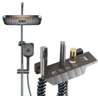 Roestvrijstalen regendouchesysteem