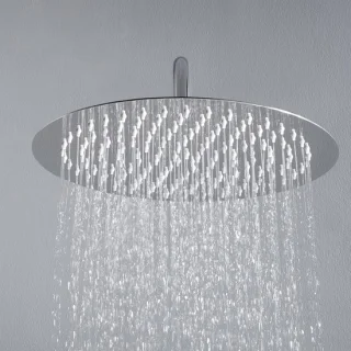 Rond Inbouw Regendouchekop 40 cm RVS