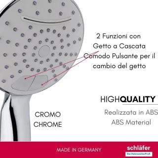 Ronde Handdouche Chroom