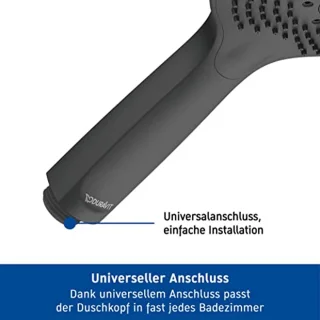 Ronde handdouche Ø120 mm mat zwart