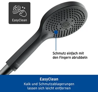 Ronde handdouche Ø120 mm mat zwart