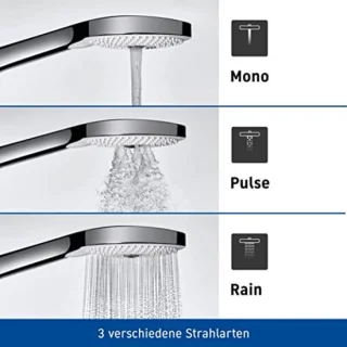 Ronde handdouche Ø120 mm mat zwart