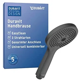 Ronde handdouche Ø120 mm, mat zwart