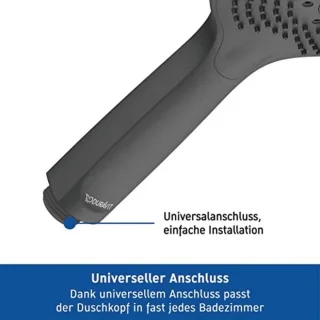 Ronde handdouche Ø120 mm, mat zwart