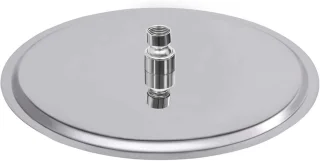 Ronde regendouchekop 30x50 cm RVS 304