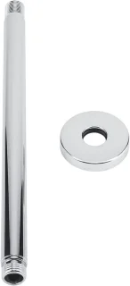 Ronde RVS douchearm plafondmontage