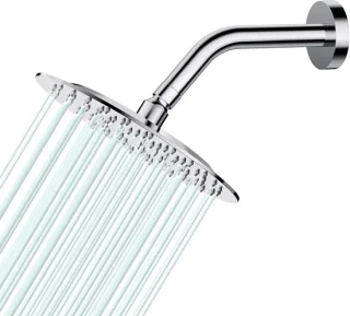 Ronde RVS regendouchekop 20 cm