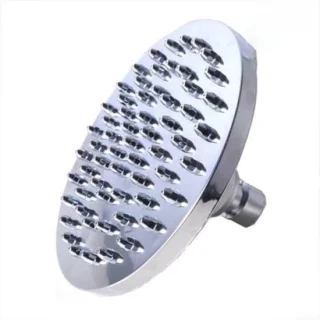 Rondeg regendouchekop zilver 15 cm chroom