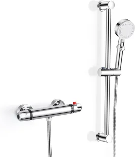 ROWINNAO Thermostatische wandmengkraan doucheset