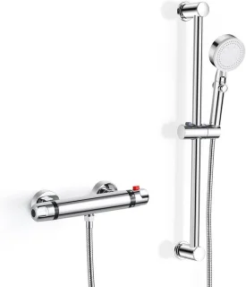 ROWINNAO Thermostatische wandmengkraan doucheset