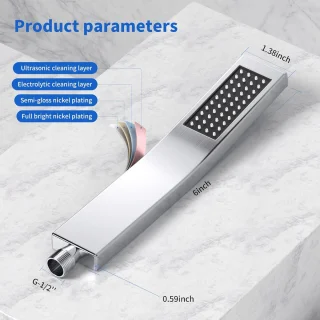 RVS 304 handdouche