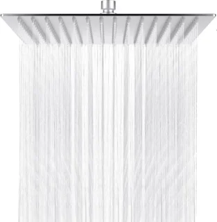 RVS 304 regendouchestraal 8 inch vierkant