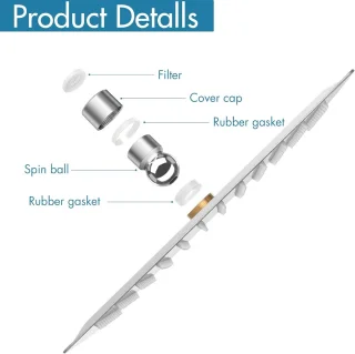 RVS 304 vierkante douchekop