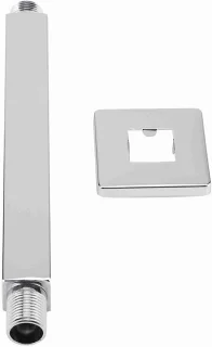 RVS Douchearm vierkant 20 cm wandmontage
