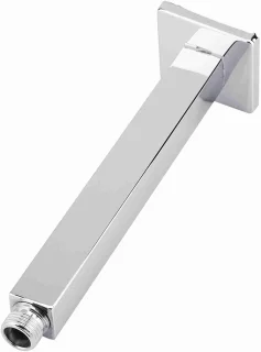 RVS Douchearm vierkant 20 cm wandmontage