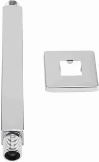 RVS douchearm vierkant recht 20 cm