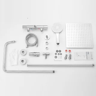 RVS Douchearmatuur Set