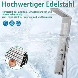 RVS Douchepaneel Systeem
