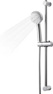 RVS doucheset met douchekop en 53 cm glijstang - chroom