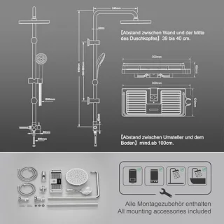 RVS douchesysteem