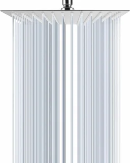 RVS regendouchekop vierkant 25x25 cm