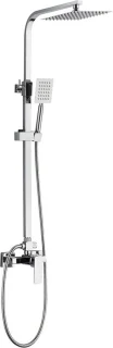 RVS Regendoucheset met Douchemixer