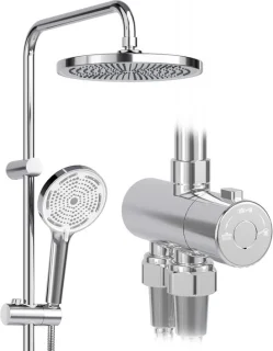 RVS Regendoucheset
