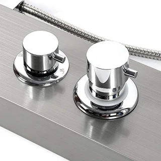 RVS thermostatische douchekolom 15 x 47 x 130 cm