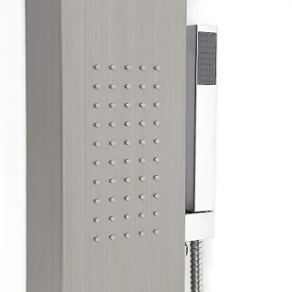 RVS thermostatische douchekolom 15 x 47 x 130 cm