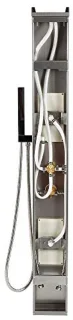 RVS thermostatische douchekolom 15 x 47 x 130 cm