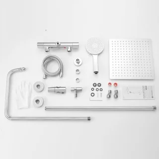 RVS Thermostatische Douchekolom Doucheset