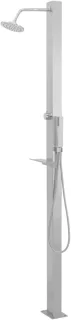 RVS Tuindouchepaneel 210 cm