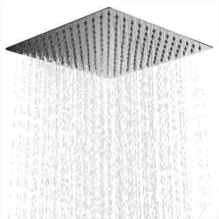 RVS Vierkante Regendouchekop 12 inch
