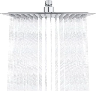 RVS Vierkante Regendouchekop 25 cm