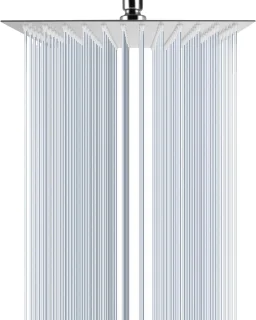 RVS vierkante regendouchekop 25 x 25 cm