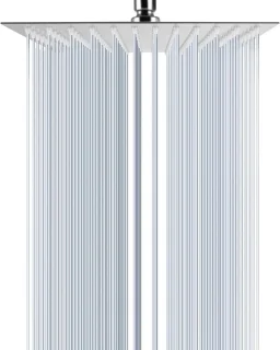 RVS vierkante regendouchekop 25 x 25 cm