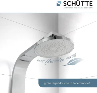 Samoa Rain 60570 douchepaneel grijs chroom met thermostaat