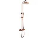 Sani Royal Regendouche Brons Thermostaat 20 cm Rond