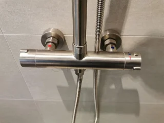 Sani Royal Regendouche RVS 25 CM met Thermostaatkraan en Handdouche
